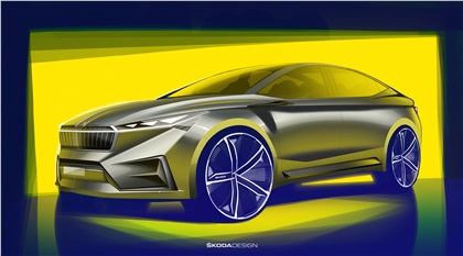 Skoda Vision iV Concept, 2019 - Exterior Design Sketch