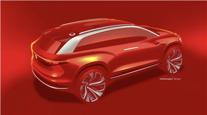Volkswagen ID. Roomzz Concept, 2019 - Design Sketch