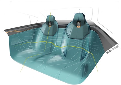 BMW Concept i4, 2020 - Design Sketch