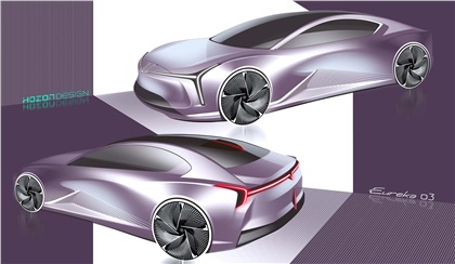 Hozon Neta Eureka 03 Concept, 2020 - Design Sketch 