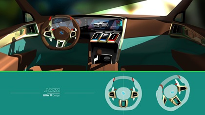 BBMW Concept XM, 2021 – Design Sketch – Interior
