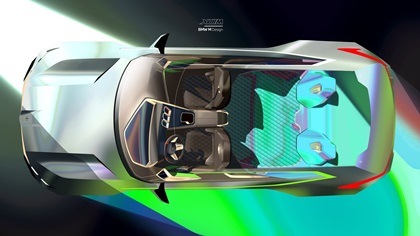 BMW Concept XM, 2021 – Design Sketch – Interior