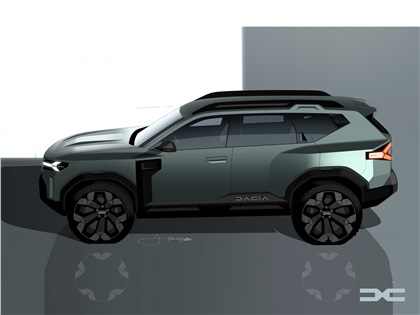 Dacia Bigster Concept, 2021 – Design Sketch by Victor Sfiazof