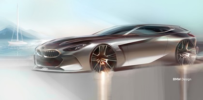 BMW Concept Touring Coupé, 2023 – Design Sketch