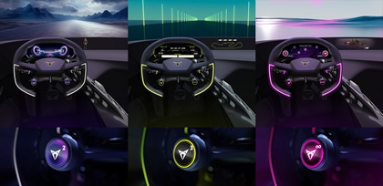 Cupra DarkRebel Concept, 2023 – Interior – UI/UX