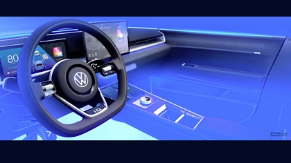Volkswagen ID. 2all Concept, 2023 – Design Sketch – Interior