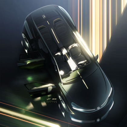 Volkswagen ID. EVO Concept, 2025 – Design Sketch