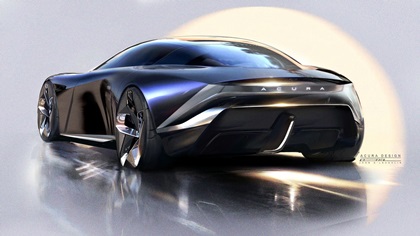 Acura Nexera Vision Concept, 2026 – Design Sketch by John O'Laughlin