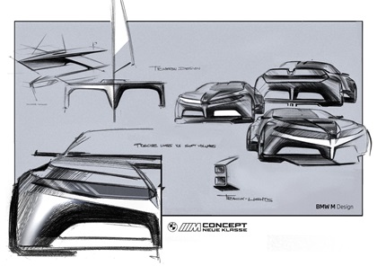 BMW M Concept Neue Klasse, 2026 – Design Sketch
