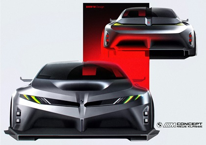 BMW M Concept Neue Klasse, 2026 – Design Sketch