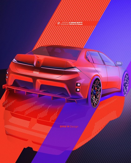 BMW M Concept Neue Klasse, 2026 – Design Sketch