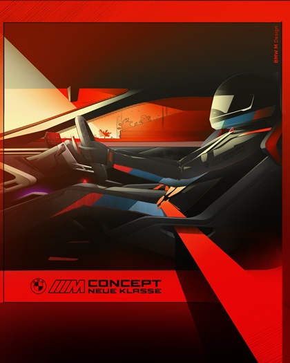 BMW M Concept Neue Klasse, 2026 – Design Sketch – Interior