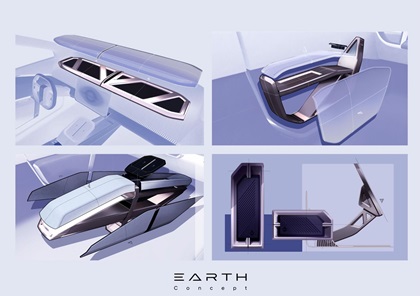 Hyundai Earth Concept, 2026 – Design Sketch – Interior