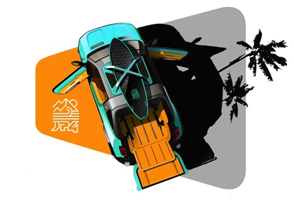 Renault R4 JP4x4 Concept, 2026 – Design Sketch