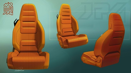 Renault R4 JP4x4 Concept, 2026 – Design Sketch – Interior