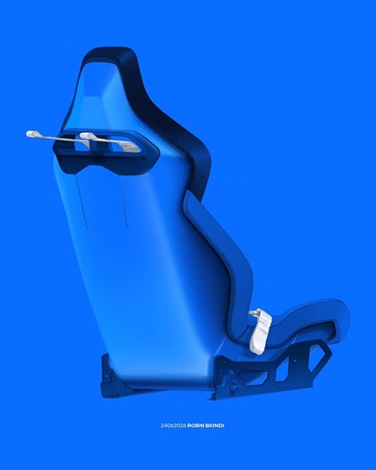 Renault 8 Gordini Concept, 2026 – Interior Design Sketch by Robin-Biondi