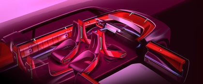 Renault E-Space Concept, 2026 – Design Sketch – Interior