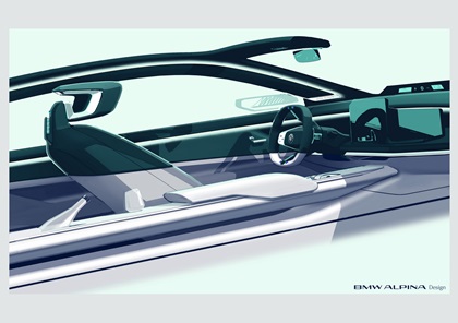 Vision BMW Alpina Concept, 2026 – Design Sketch – Interior