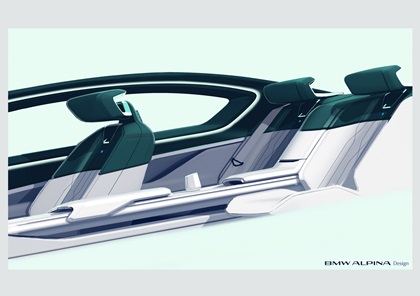 Vision BMW Alpina Concept, 2026 – Design Sketch – Interior