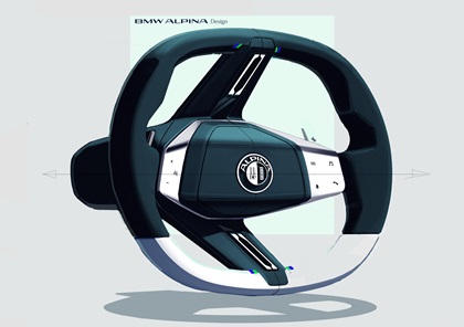 Vision BMW Alpina Concept, 2026 – Design Sketch – Interior