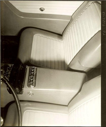 Lincoln XL-500, 1953 - Interior