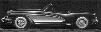 Cadillac La Salle II Roadster, 1955 - Design Proposal