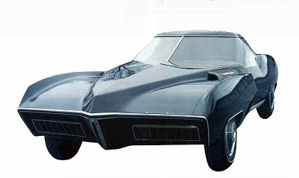 Approved in December 1966, project XP-840 continued the "substantial look" of earlier Cadillac concept cars. Note the "outrigger" fenders.