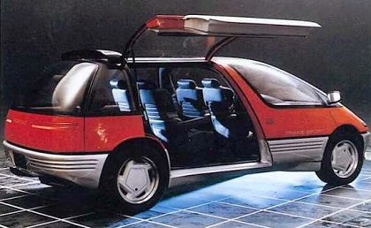 The gullwing rear side door really added a futuristic touch. Even after 20 years, the Trans Sport is still one of the most radical minivan designs ever created.