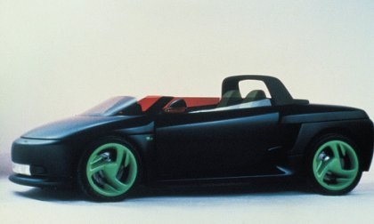 The 1989 Plymouth Speedster concept car was a cross between a car and a motorcycle. 
