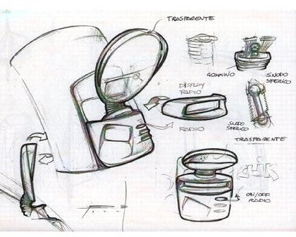 Fiat Ecobasic Concept, 2000 - Design Sketch