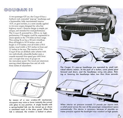 Ford Cougar II - Styling X-Cars Brochure