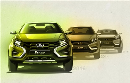 Lada XCODE (2016), XRay 2 (2014), XRay (2012) Concepts