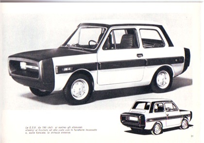 1972–73 FIAT E.S.V. 1500 Prototype