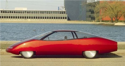 The 1983 GM Aero 2002 show car was shot on location at the GM Technical Center in Warren, Michigan.