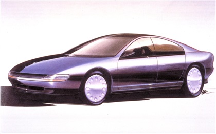 Nissan ARC-X Concept, 1987 - Design Sketch