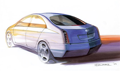 2000 Nissan Fusion Concept - Design Sketch