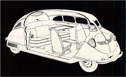 ''The interior of the car is extremely comfortable and roomy, with a table and movable chairs,'' reported The Phillips Shield, a publication of the Phillips 66 petroleum company.