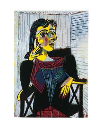Пабло Пикассо - «Сидящая женщина» («Портрет Доры Маар»)