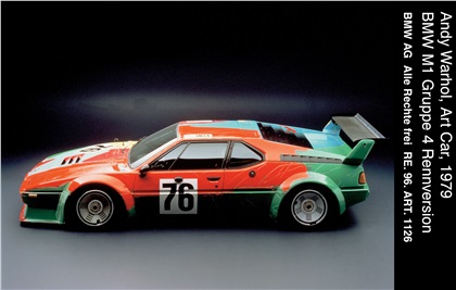 BMW M1 Art Car # 4 (1979): Andy Warhall