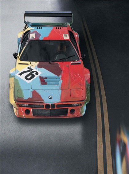 BMW M1 Art Car # 4 (1979): Andy Warhall