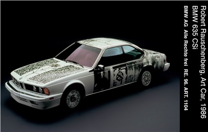 BMW 635 CSi Art Car # 6 (1986): Robert Rauschenberg