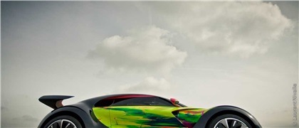 Citroen Survolt Art Car by Francoise Nielly (2010): Survolt стал разноцветным