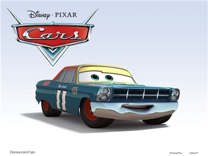 Disney/Pixar Cars Characters: Mario Andretti (1967 Ford Fairlane)