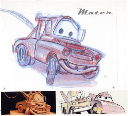 Disney/Pixar Cars Characters: Sketches - Mater