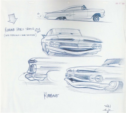 Disney/Pixar Cars Characters: Sketches - Ramone