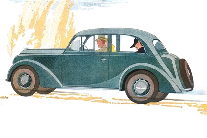 Opel Olympia Brochure (1935-37): Graphic by Bernd Reuters