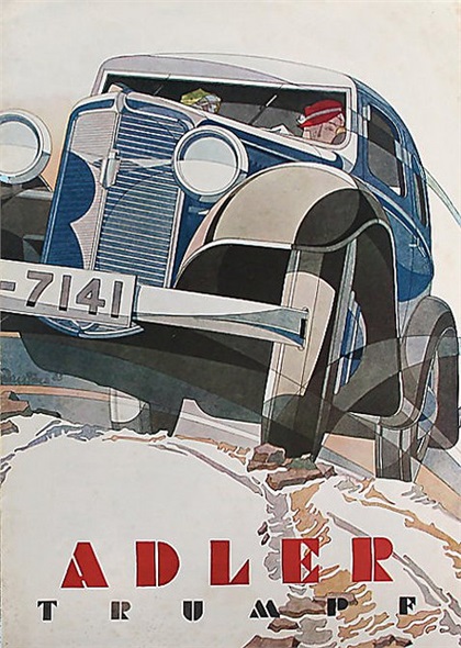 Adler Trumpf (1933): Graphic by Bernd Reuters