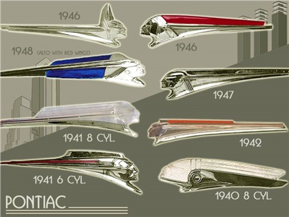 Pontiac (1940–1948) – Hood Ornament identification guide