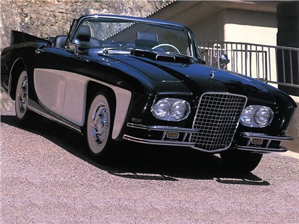 The second of two Gaylord concept cars, this 1957 prototype, wore every trendy styling element of the day, including tailfins and quad headlamps.