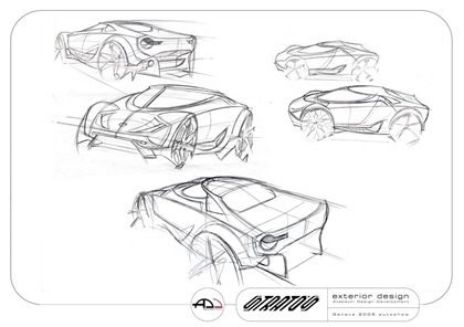 Fenomenon Stratos (2005) - Design Sketch by Hermidas Atabeyki
